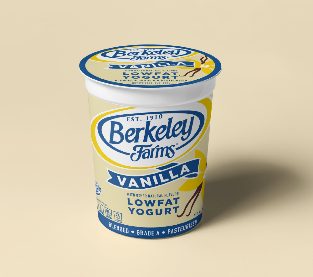 Berkeley Farms Lowfat Yogurt - Vanilla