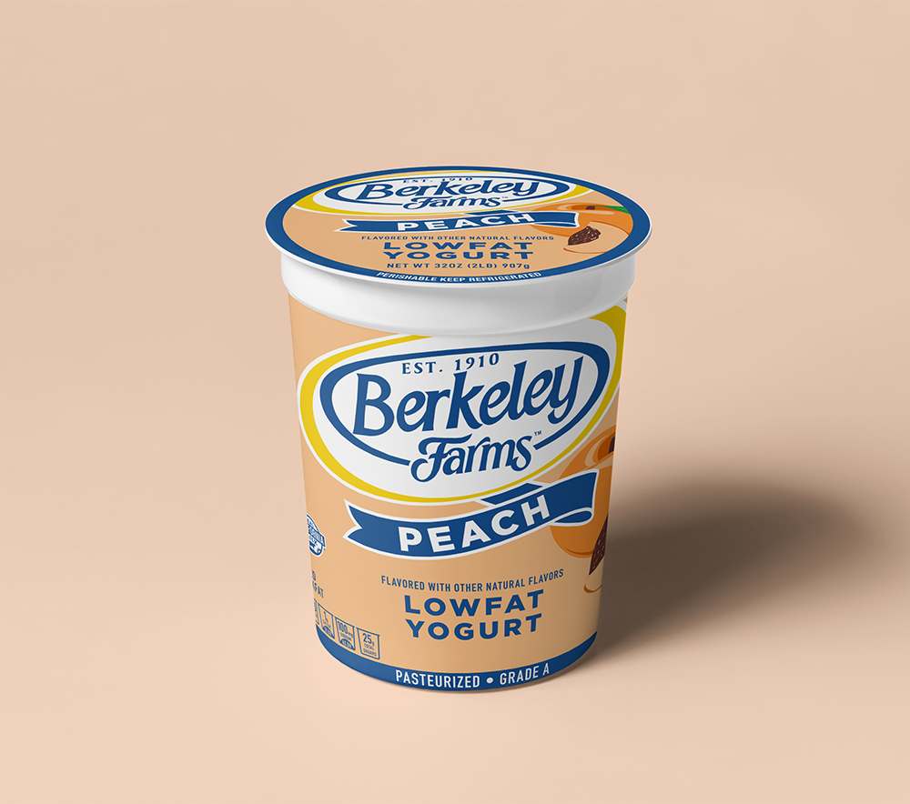 Berkeley Farms Lowfat Yogurt - Peach