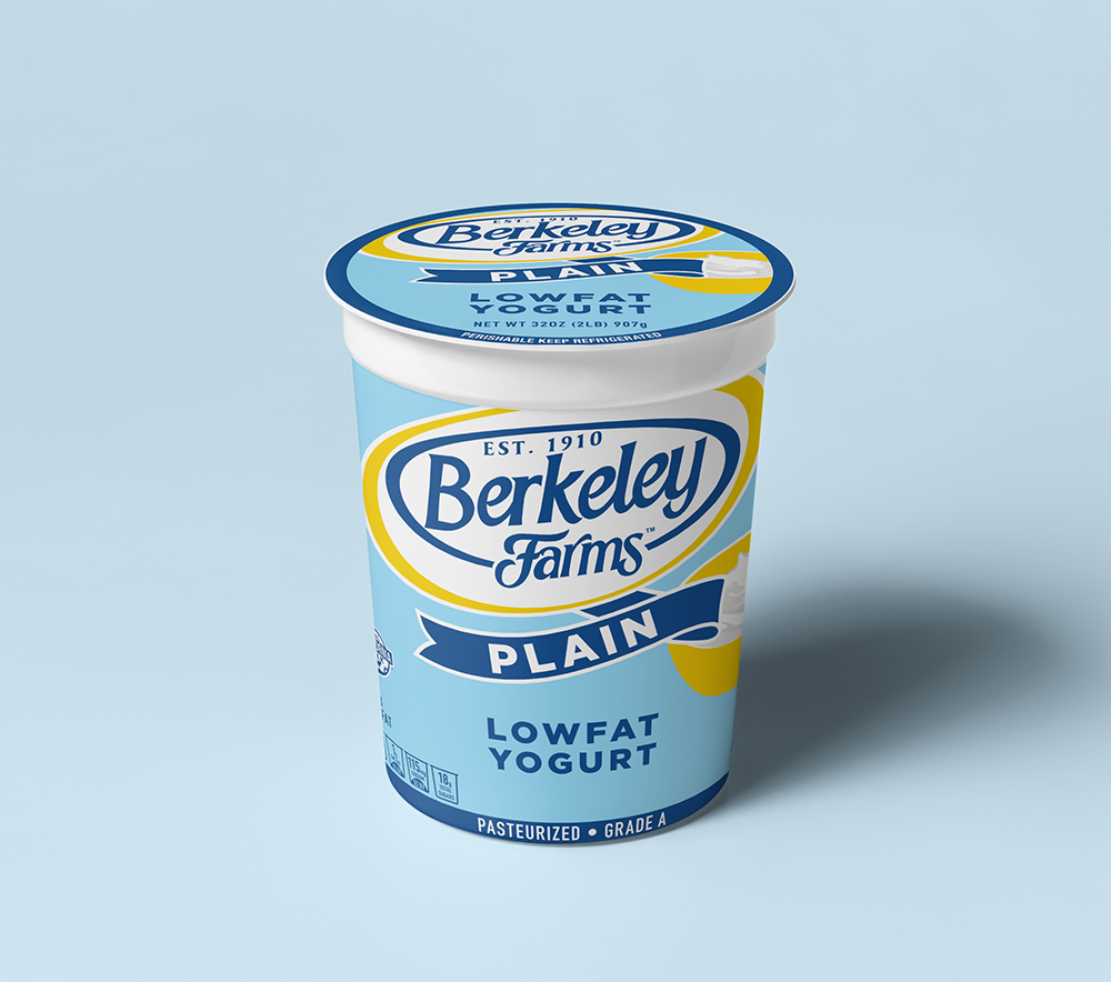 Plain Lowfat Yogurt Berkeley Farms